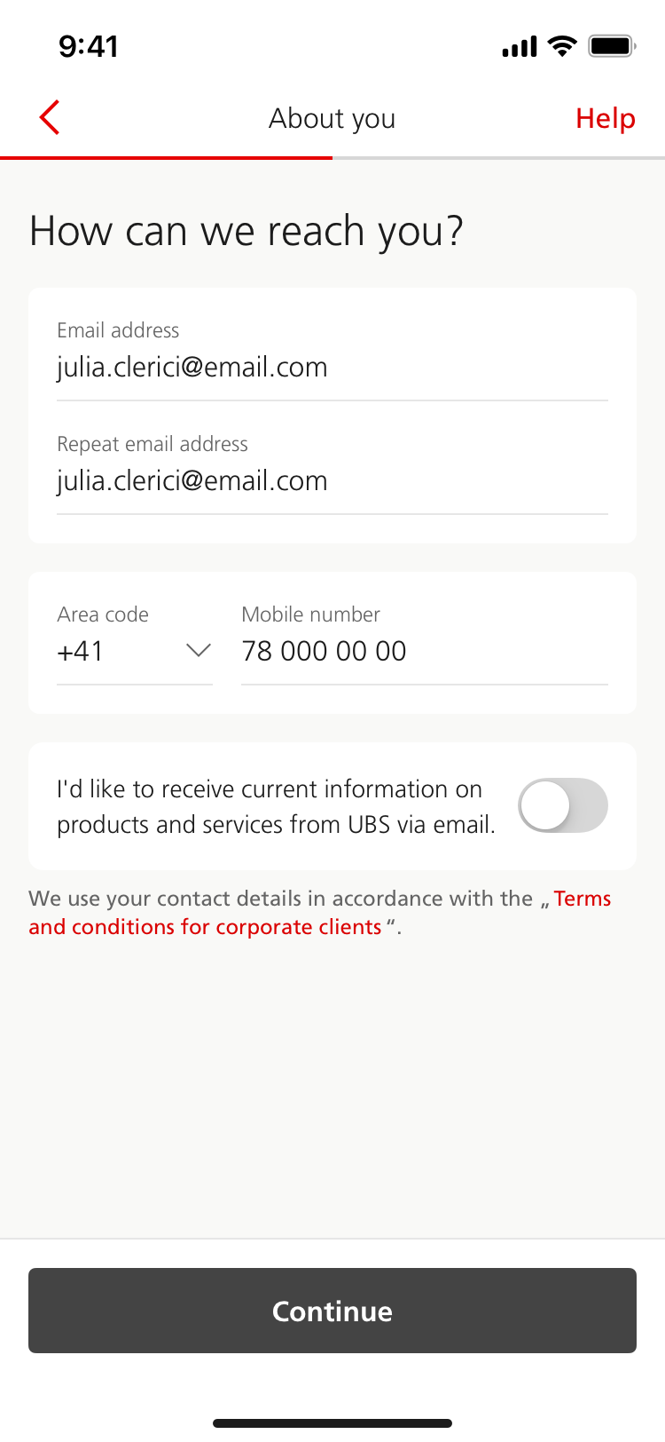 Contact information