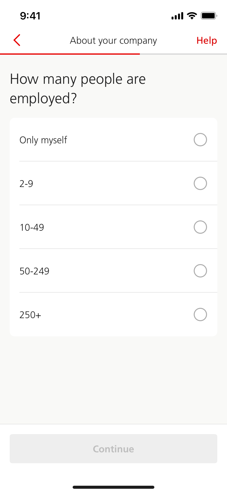Employee count
